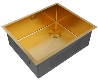 Мойка кухонная Paulmark Next-Skew PM885444-BG брашированное золото